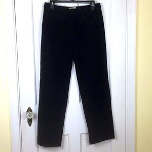 Vintage Talbots Black Velvet Ankle Pants